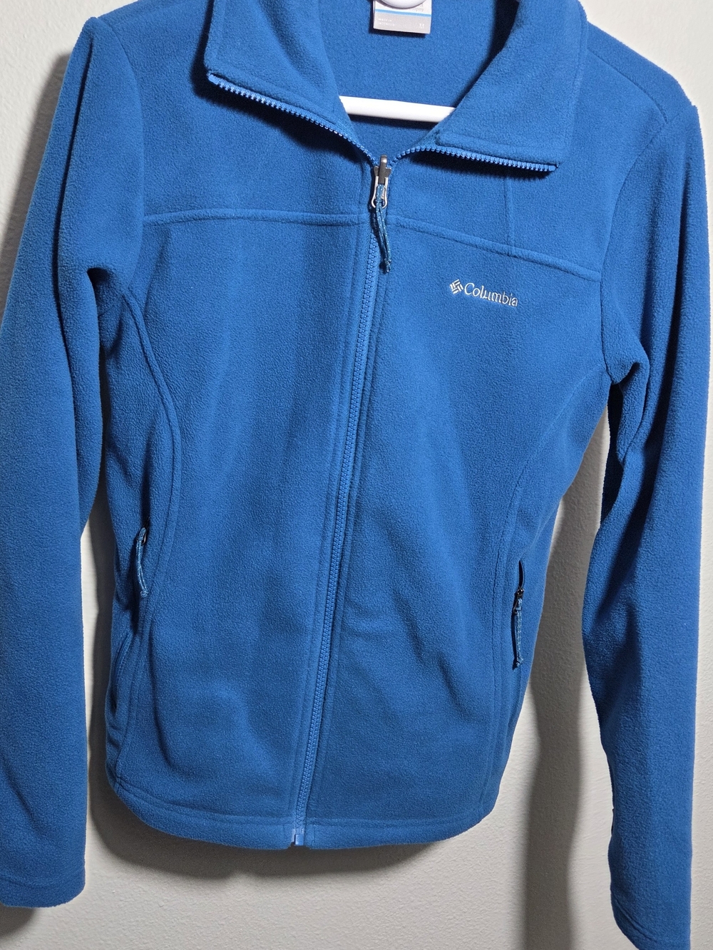 Columbia Women's Blue Full‑Zip Fleece Jacket Medium